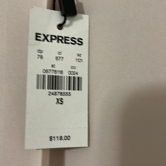 Express Paisley Notch Collar Boyfriend Blazer XS. - Picture 12 of 13